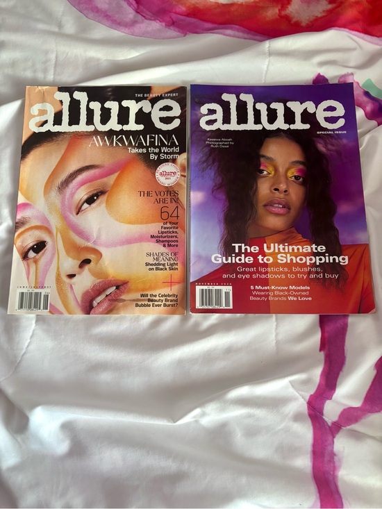 Allure Other - Rare Allure Magazine Bundle (2) - 2021 Awkwafina & 2020 Kesewa Aboah Back Issues